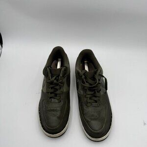 Nike Air Force 1 Mens 11.5 Olive Green Low Top Sneakers Leather Vintage 2011